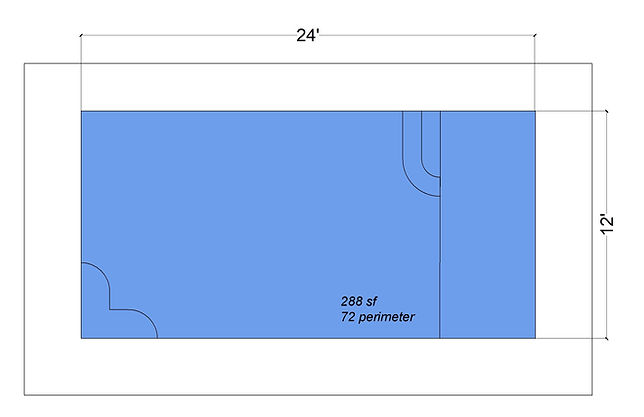 Custom pool plan blueprint Yuma AZ